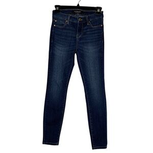 Liverpool Los Angeles Abby Ankle Skinny Jeans Dark Blue Size 25 Petite